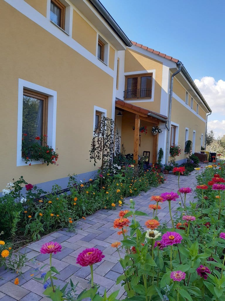 Vstup do apartmánů Dlouhá louka